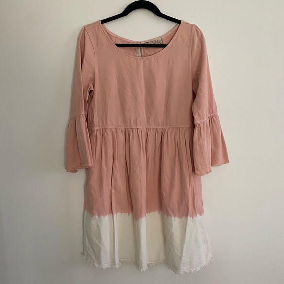 Anthropologie Holding Horses Pink Ombré Lillibet Denim Dress - Picture 4 of 10